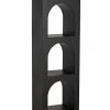 Noir Aqueduct Bookcase, C, Black Metal 2 Noir Aqueduct Bookcase, C, Black Metal