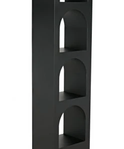 Noir Aqueduct Bookcase, C, Black Metal 14 Noir Aqueduct Bookcase, C, Black Metal