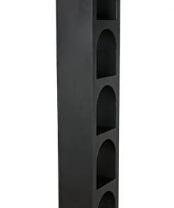 Noir Aqueduct Bookcase, C, Black Metal 15 Noir Aqueduct Bookcase, C, Black Metal