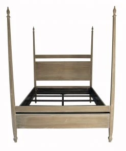 Noir QS Venice Weathered Bed BEDROOM