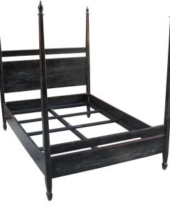 Noir Venice Weathered Bed