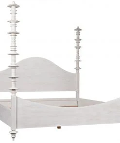 Noir Ferret Hand Rubbed Black Bed BEDROOM