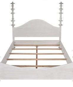 Noir Ferret Hand Rubbed Black Bed BEDROOM