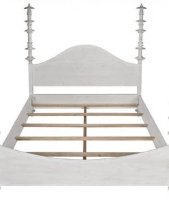 BEDROOM Noir Ferret Bed, Eastern King, White Wash 14 BEDROOM Noir Ferret Bed, Eastern King, White Wash