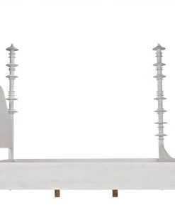 BEDROOM Noir Ferret Bed, Eastern King, White Wash 16 BEDROOM Noir Ferret Bed, Eastern King, White Wash