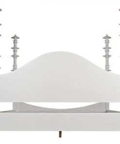 BEDROOM Noir Ferret Bed, Eastern King, White Wash 19 BEDROOM Noir Ferret Bed, Eastern King, White Wash