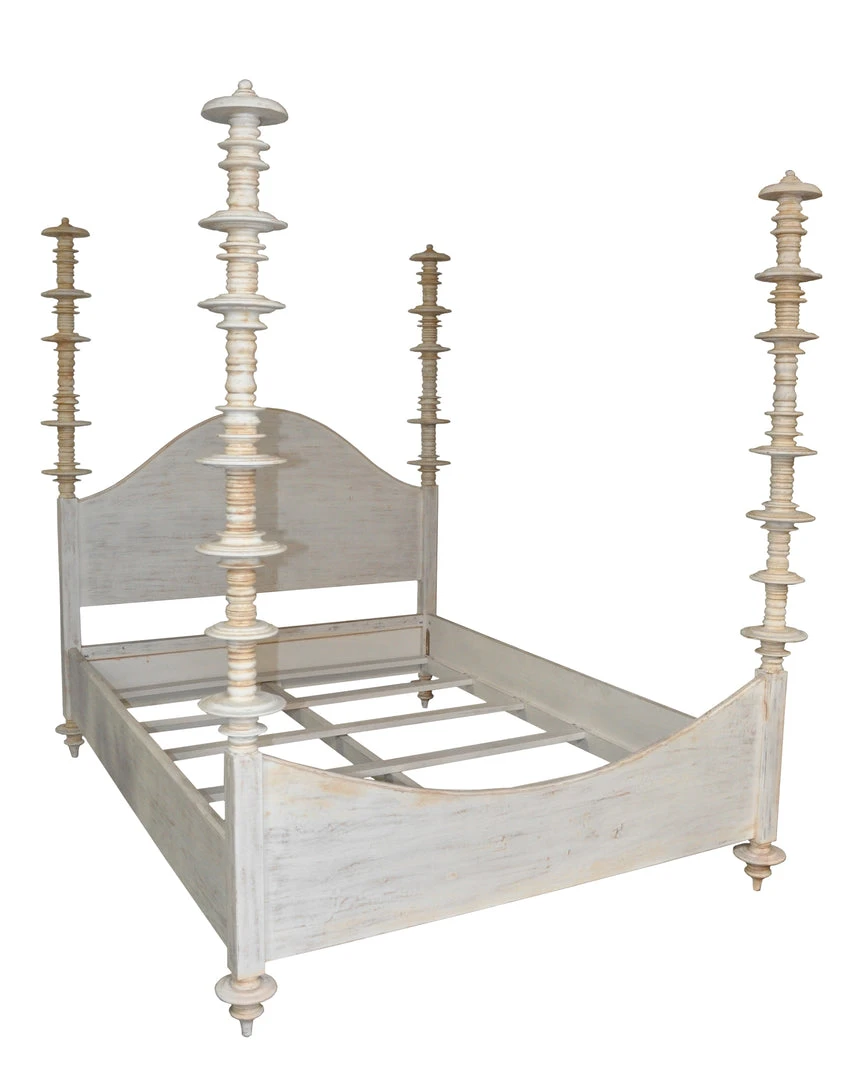 Noir Ferret Queen Weathered Bed 4 Noir Ferret Queen Weathered Bed