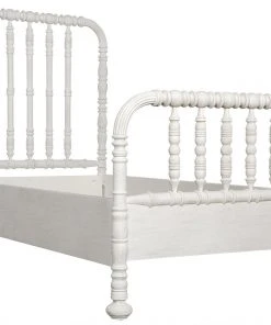 BEDROOM Noir Bachelor Bed, Queen, White Wash