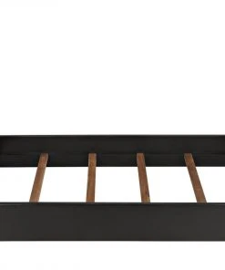 BEDROOM Noir Bachelor Bed, Twin, Hand Rubbed Black