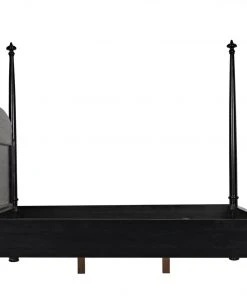 BEDROOM Noir Douglas Bed, Eastern King, Hand Rubbed Black