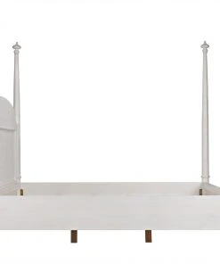 BEDROOM Noir Douglas Bed, Eastern King, White Washed