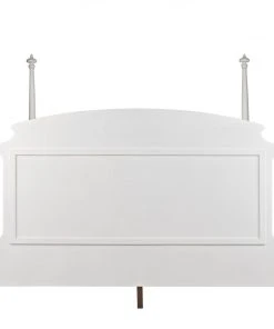 BEDROOM Noir Douglas Bed, Eastern King, White Washed