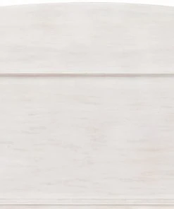 BEDROOM Noir Douglas Bed, Eastern King, White Washed