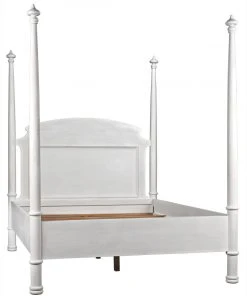 BEDROOM Noir Douglas Bed, Queen, White Washed