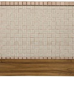 Noir Mansard Bed, Queen, Teak And Leather 11 Noir Mansard Bed, Queen, Teak And Leather