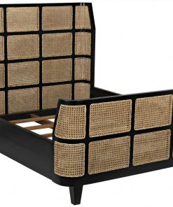 Noir Porto Bed, Queen, Hand Rubbed Black BEDROOM 15 Noir Porto Bed, Queen, Hand Rubbed Black BEDROOM