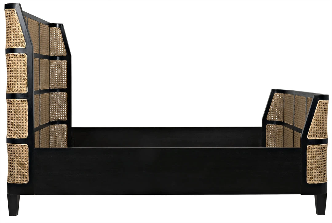 Noir Porto Bed, Queen, Hand Rubbed Black BEDROOM 8 Noir Porto Bed, Queen, Hand Rubbed Black BEDROOM