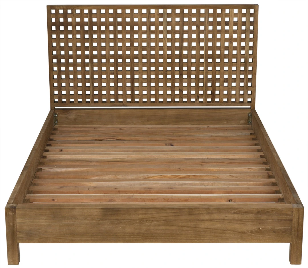 BEDROOM Noir Quinnton Bed, Queen, Teak 6 BEDROOM Noir Quinnton Bed, Queen, Teak