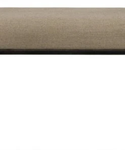 Noir Larkin Bench, Steel With Linen 9 Noir Larkin Bench, Steel With Linen