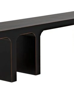 Benches, Ottomans & Poufs Noir Kir Bench, Hand Rubbed Black 24 Benches, Ottomans & Poufs Noir Kir Bench, Hand Rubbed Black