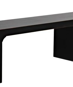 Benches, Ottomans & Poufs Noir Kir Bench, Hand Rubbed Black 18 Benches, Ottomans & Poufs Noir Kir Bench, Hand Rubbed Black