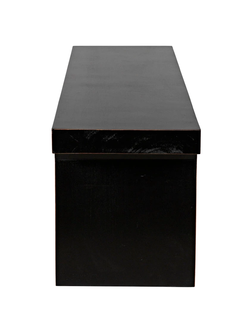 Benches, Ottomans & Poufs Noir Kir Bench, Hand Rubbed Black 9 Benches, Ottomans & Poufs Noir Kir Bench, Hand Rubbed Black