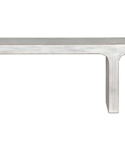 Benches, Ottomans & Poufs Noir Kir Bench, White Wash