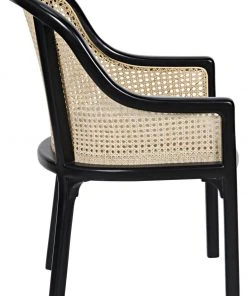 DINING ROOM Noir Gaston Chair, Hand Rubbed Black 13 DINING ROOM Noir Gaston Chair, Hand Rubbed Black