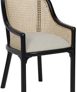 DINING ROOM Noir Gaston Chair, Hand Rubbed Black