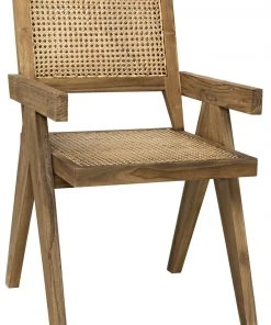 Noir QS Jude Chair, Teak With Caning