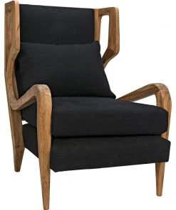 LIVING ROOM Noir Carol Teak Chair