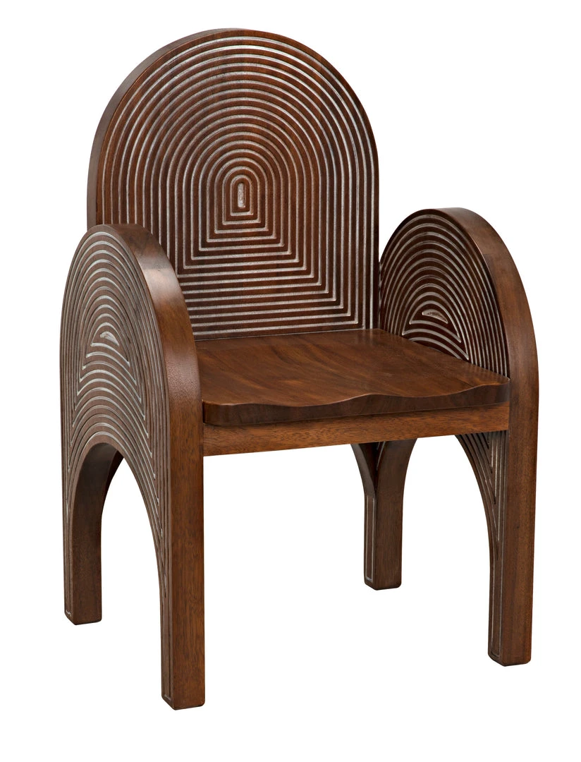Noir Mars Chair, Dark Walnut With Details 3 Noir Mars Chair, Dark Walnut With Details