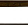 LIVING ROOM Noir Colonial Sofa Table, Distressed Brown