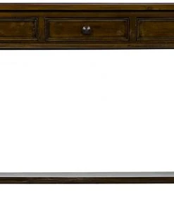 LIVING ROOM Noir Colonial Sofa Table, Distressed Brown