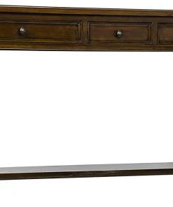LIVING ROOM Noir Colonial Sofa Table, Distressed Brown