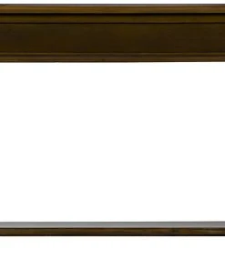 LIVING ROOM Noir Colonial Sofa Table, Distressed Brown