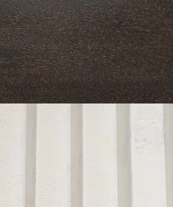 LIVING ROOM Noir Nelson Console, Ebony Walnut With White Detail