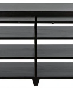 LIVING ROOM Noir QS Sutton Console, Hand Rubbed Black 11 LIVING ROOM Noir QS Sutton Console, Hand Rubbed Black