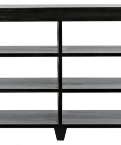 LIVING ROOM Noir QS Sutton Console, Hand Rubbed Black 14 LIVING ROOM Noir QS Sutton Console, Hand Rubbed Black