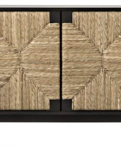 Noir QS Brook 4 Door Sideboard, Pale