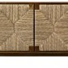Noir Brook 4 Door Sideboard, Teak Media Consoles & TV Stands