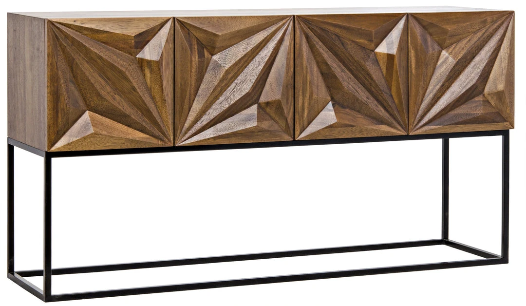 Noir QS Zurich Console, Dark Walnut LIVING ROOM 3 Noir QS Zurich Console, Dark Walnut LIVING ROOM