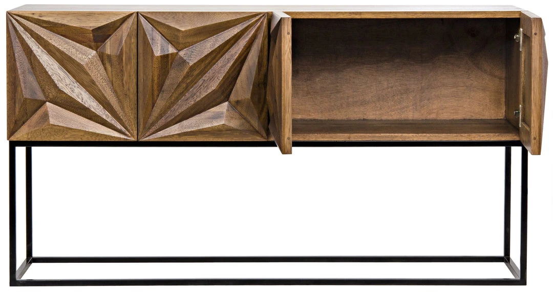 Noir QS Zurich Console, Dark Walnut LIVING ROOM 7 Noir QS Zurich Console, Dark Walnut LIVING ROOM