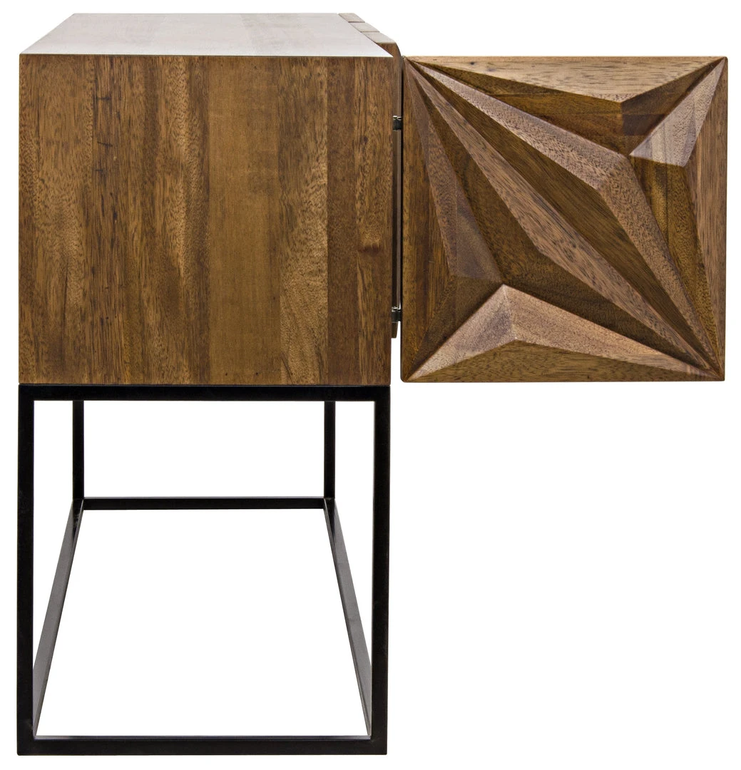 Noir QS Zurich Console, Dark Walnut LIVING ROOM 8 Noir QS Zurich Console, Dark Walnut LIVING ROOM