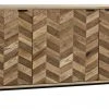 Media Consoles & TV Stands Noir Herringbone Sideboard