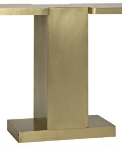 LIVING ROOM Noir I Console, Antique Brass