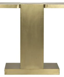 LIVING ROOM Noir I Console, Antique Brass