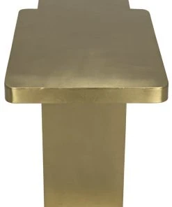 LIVING ROOM Noir I Console, Antique Brass