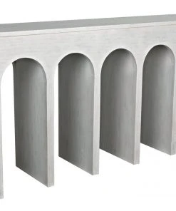 Noir Bridge Console, White Wash