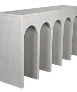 Noir Bridge Console, White Wash